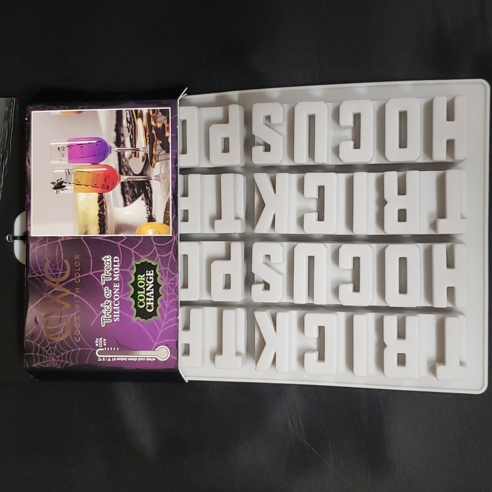 CWC Cook with Color Silicone Molds, "Trick Treat" and "Hocus Pocus"